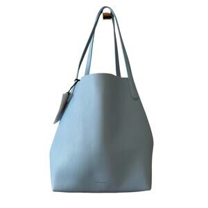 Mansur Gavriel Everyday Soft Leather Tote Bag Sky Blue